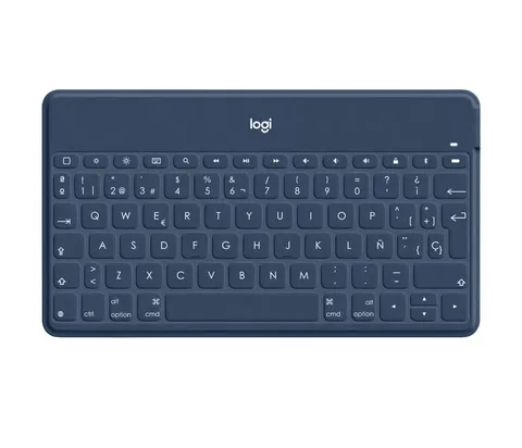 Logitech Keys-To-Go Tastiera Bluetooth, Layout Spagnolo QWERTY - Azul