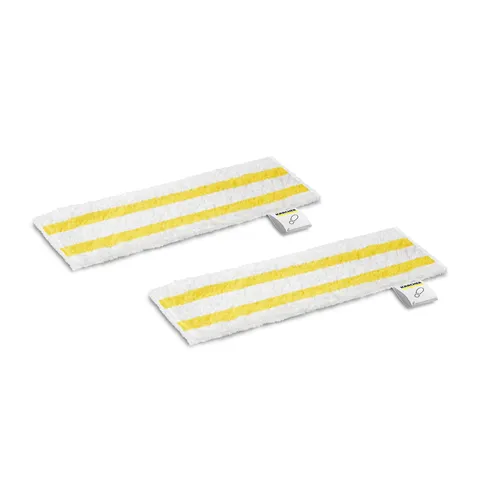 Kärcher Set di Panni per Tutti i Pavimenti EasyFix, 2 Panni Altamente assorbenti in Fibra