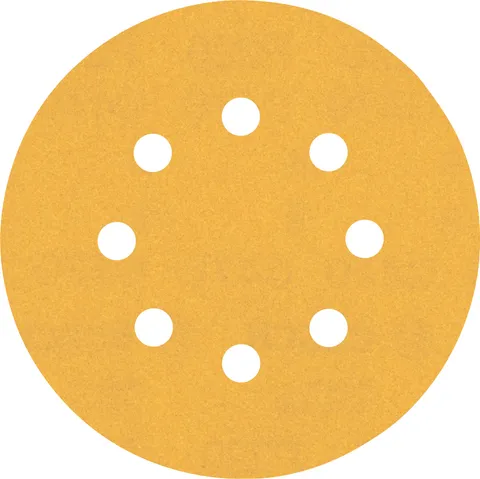 Bosch Professional 50x Carte Abrasive Expert C470 con 8 Fori per Legno Duro, Vernice su