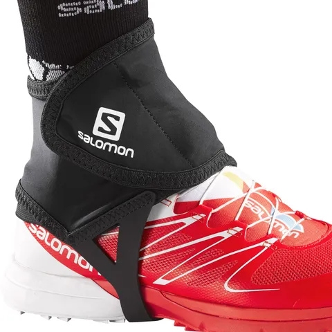 Ghette Salomon Trail basse, facile da usare con velcro, protezione in rete resistente
