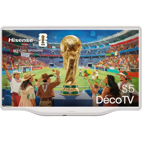 Hisense Smart TV QLED 43" 4K Dèco TV 43S5Q, 60Hz, Audio Dolby Atmos, Vidaa OS con 1000+