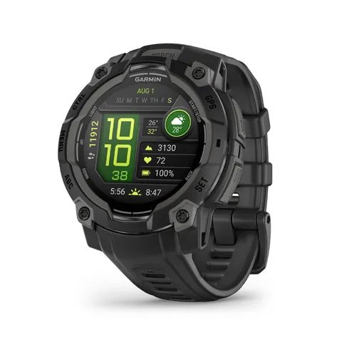 Garmin Instinct 3, Smartwatch, 45mm, Display Amoled 1,2", Lunetta in metallo, GPS