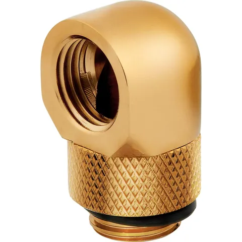 Corsair Hydro X Adattatore Rotante 90° (G1/4 BSPP, Oro)