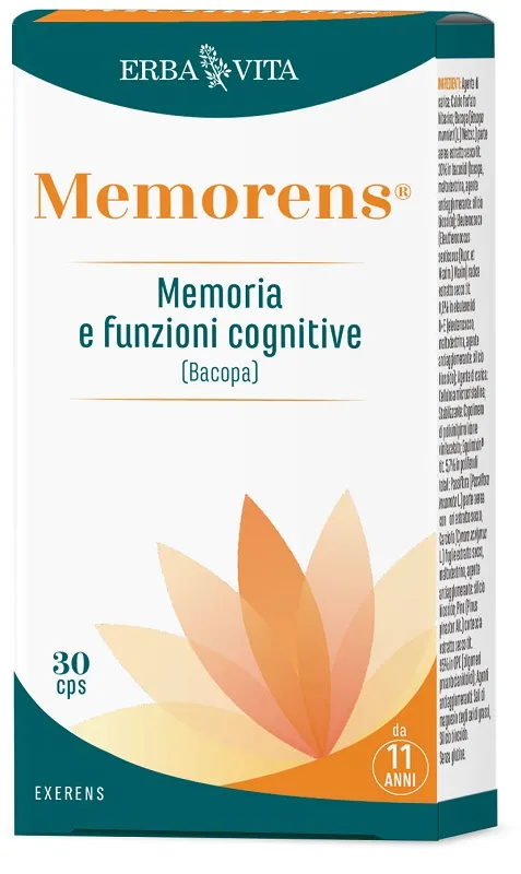 ERBA VITA Memorens® capsule integratore alimentare a base di estratti vegetali di
