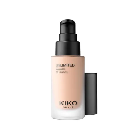 KIKO Milano Unlimited 24H Matte Foundation 2.5 CR, Fondotinta Fluido Mat A Lunga Tenuta