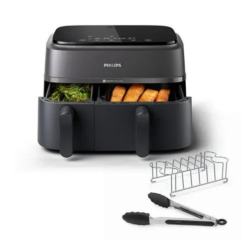 Philips Airfryer Serie 3000 Doppio Cestello 9L