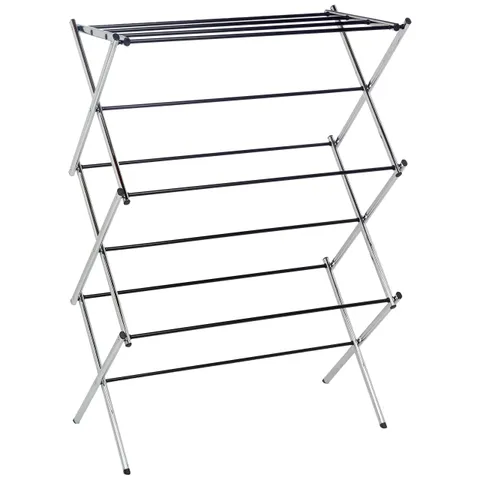 Amazon Basics Stendibiancheria per interni pieghevole a fisarmonica, 74.9 x 36.8 x 106.2