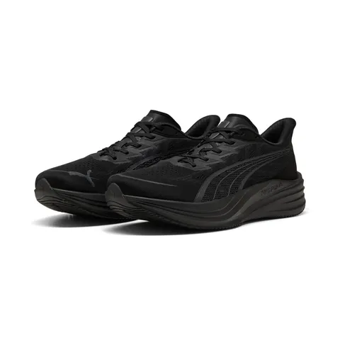 PUMA Scarpe da Corsa Unisex Darter PRO 2, Nero-Grigio Scuro Piatto, Taglia 38, Puma Nero