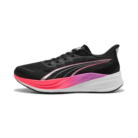 PUMA Scarpe da Corsa Unisex Darter PRO 2, Colore Nero/Rosa Puro, Orchidea elettrica