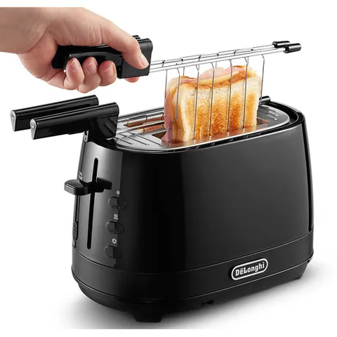 De'Longhi CTLAP2203.BK Tostapane 2 Fette 550W