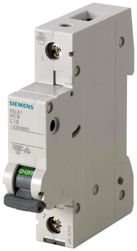 Siemens 5sl6102 - 6 interruttore di circuito, 230/400 V, 1 poli, 2 a