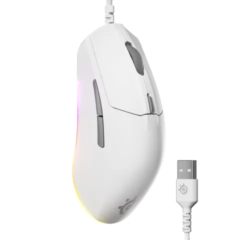 SteelSeries Rival 3 Gen 2 - Mouse Gaming - Sensore ottico TrueMove Core da 8500 DPI - 60