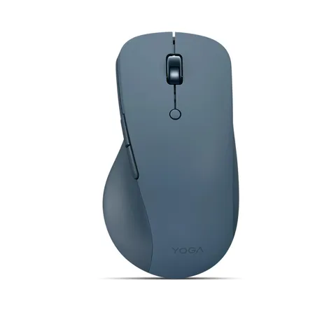 Lenovo Yoga Pro Mouse - Mouse Bluetooth Ricaricabile, Design Ergonomico per Destrimani, DPI Regolabile fino a 4000, Clic Silenziosi, Autonomia fino a 3 Mesi, per PC/Laptop/Windows/macOs - Tidal Teal