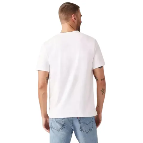 Levi's Maglietta da Uomo SS HM Henley, Bianco., M