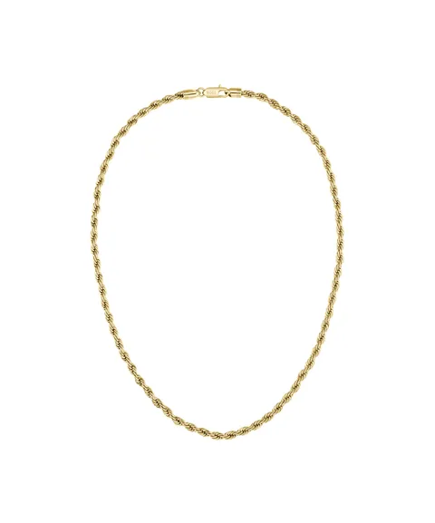 BOSS Collana a catena da uomo Jewelry in acciaio inossidabile con placcatura in oro
