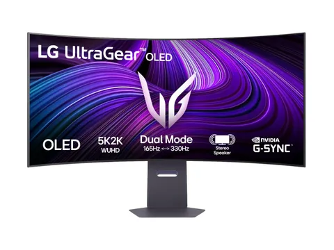 LG UltraGear OLED 45GX950A Monitor Gaming 45" 5K2K (5120x2160), 21:9 Curvo, 165Hz, Dual