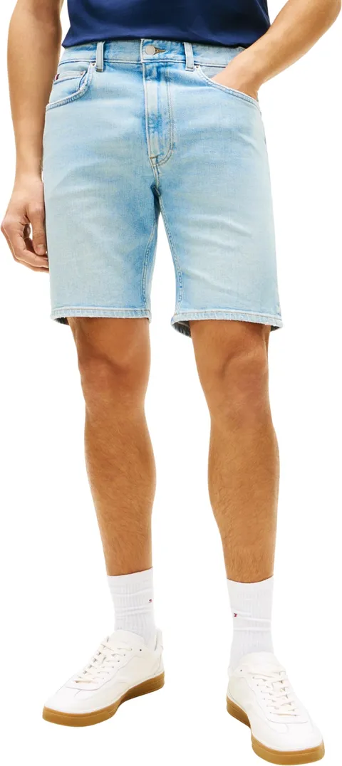 Tommy Hilfiger Denton Short Heron Blue MW0MW42625 Pantaloncini da Uomo con 5 Tasche