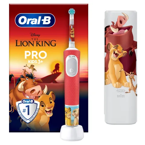 Oral-B Kids 3+ Re Leone Spazzolino Rosso