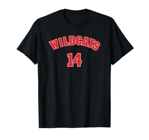 High School Musical Wildcats 14 Maglietta