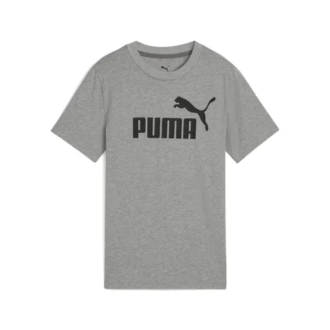 PUMA Ess No. 1 Logo Tee B, Magliette Bambino, Medium Gray Heather, 152