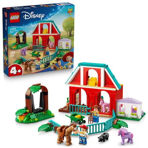 LEGO | Disney Pixar Il Ranch dei Cavalli di Blaze - Giocattolo con le Minifigure di Woody