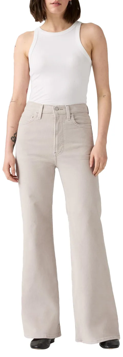 Levi's Jeans da Donna Ribcage Bells, Chateau Gray., 31W x 34L