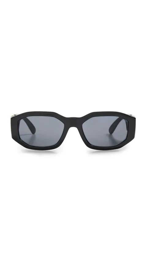 Ray-Ban Unisex - Adulto 0VE4361 Occhiali da sole, Nero (Black), 53