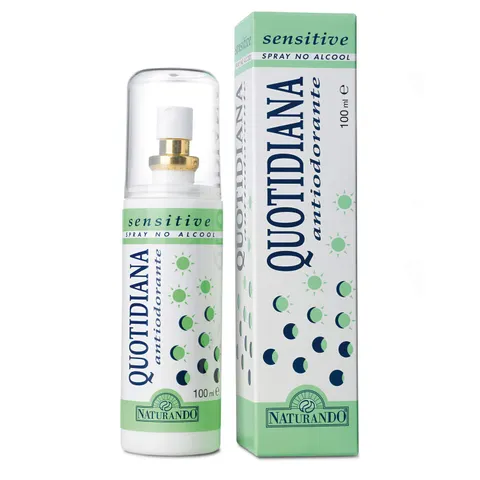 Naturando Quotidiana Antiodorante Sensitive Spray da 100 ml Previene la formazione di