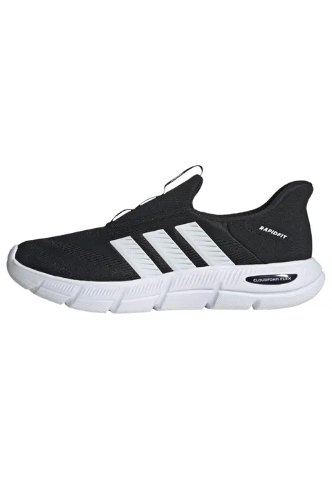 adidas Uomo Cloudfoam Flex Slip On Shoes, Core Black/Ftwr White/Core Black, 46 2/3 EU