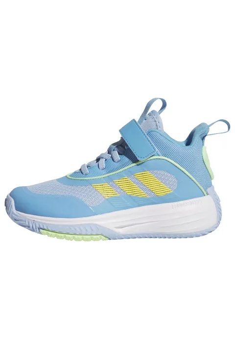 Adidas Unisex - Bambini Ownthegame 3.0 Shoes, Glow Blue/Ftwr White/Semi Blue Burst, 39