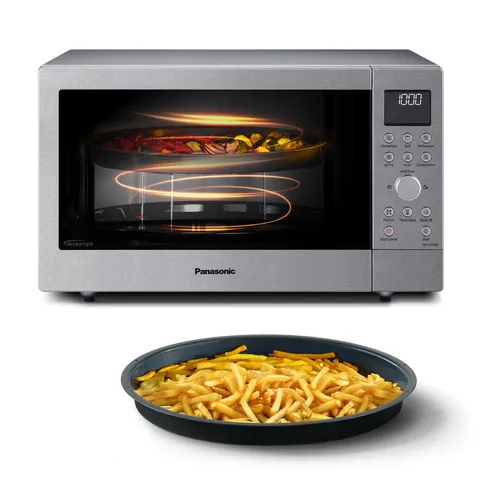 Panasonic NN-CD58RSEPG Friggitrice ad Aria e Forno a Microonde Combinato 4in1 da 27 L
