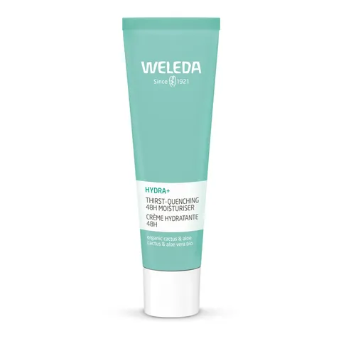 Weleda Crema Viso Idratante 24h Opuntia, crema idratante e di rapido assorbimento, non