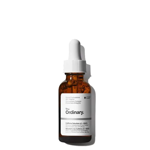 The Ordinary Caffeine Solution 5% + EGCG 30ml, Siero occhi Caffeina, Defaticante per