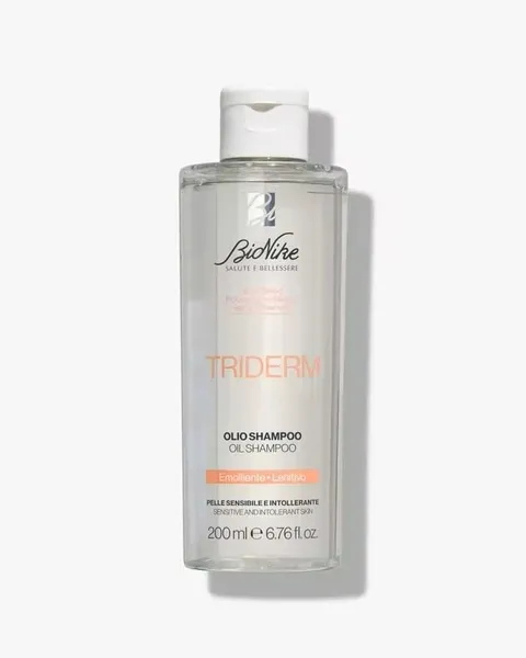 Bionike Tridem - Olio Shampoo Emolliente E Lenitivo Per Capelli Fragili, Azione