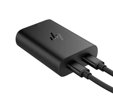 HP Alimentatore Laptop USB-C da 65 W, Compatibile con PC HP dotati di porta USB-C, Nero
