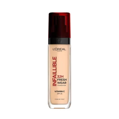 L'Oréal Paris Fondotinta Liquido Infaillible 32H, Coprente a Lunga Tenuta con Protezione