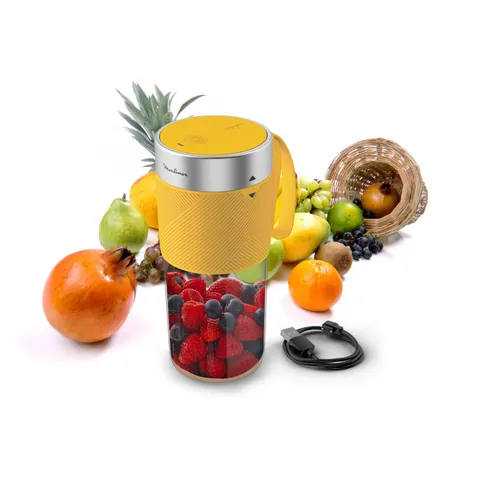 Moulinex Lightmix, Frullatore Portatile 300ml, Potente e Silenzioso, Bicchiere in Tritan