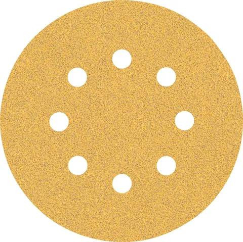 Bosch Professional 50x Carte Abrasive Expert C470 con 8 Fori per Legno Duro, Vernice su