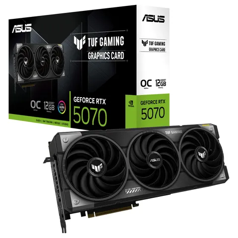 ASUS TUF Gaming Nvidia GeForce RTX 5070 OC Edition, Scheda Grafica 12 GB GDDR7, 192 Bit