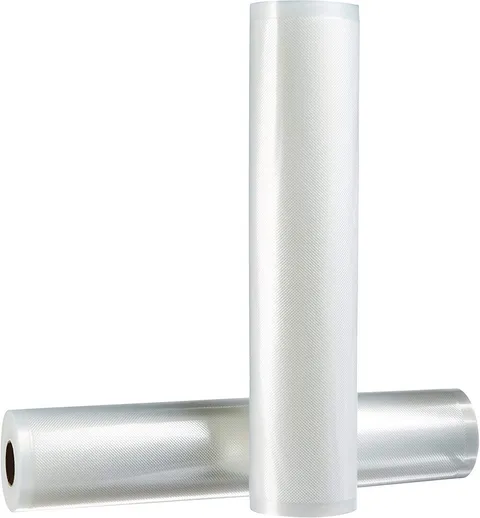 Amazon Basics Rotoli sottovuoto per alimenti, 28 cm x 500 cm, 2 unità