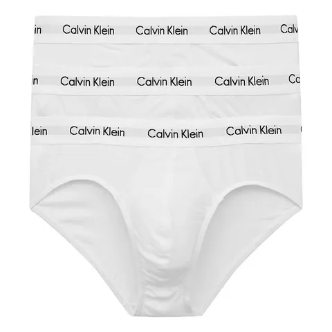 Calvin Klein 3p Lr Trunk 1u87903841, Boxer a vita bassa Uomo, Bianca (White), XS