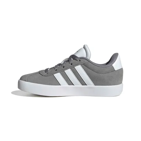 adidas Unisex - Bambini e Ragazzi VL Court 3.0 Shoes, Grey Three/Cloud White/Grey Two, 33