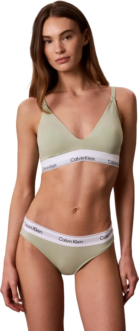Calvin Klein Triangolo Premaman Leggermente Foderato Donna Lv00qf8506 Triangolo, Menta