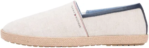 Tommy Hilfiger Espadrillas Hilfiger Chambray FM0FM05793 da Uomo, Bianco (Ecru), 42