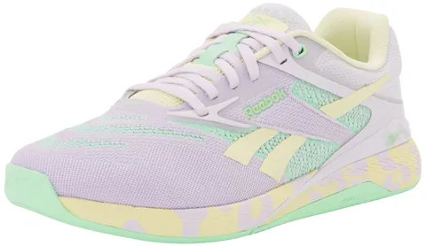 Reebok Sneakers da Donna Nano X5, Digital Gleam/Green Glow/Yellow Haze, 44 EU, Digital