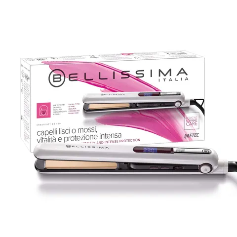 Bellissima Imetec B9 400 - Piastra per capelli ceramica e cheratina