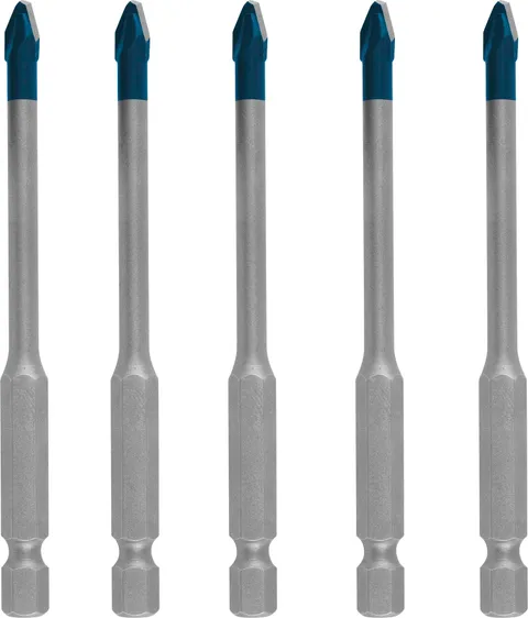 Expert HEX-9 Hard Ceramic Drill Bit 5pc 5mm