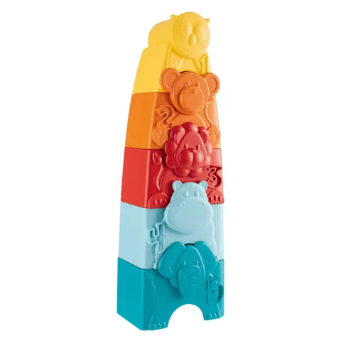 Chicco Torre Animali Eco+ 10 Pezzi Plastica Riciclata 9-36 Mesi