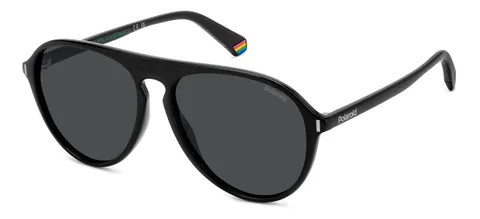 Polaroid Sunglasses Frames PLD 6225/S Black 57/15/140 UOMO, nero, 57/15/140