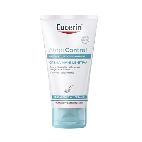 Eucerin Atopi Control Crema Mani Lenitiva 75 ml, Crema dermatite atopica mani per un